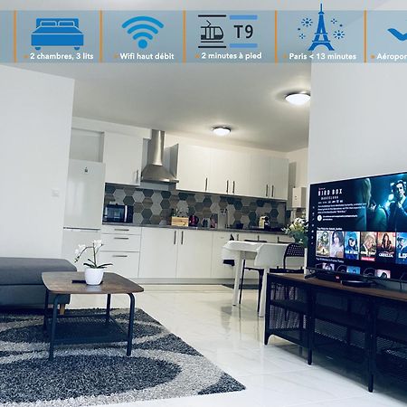 Appartement Parisien Neuf, Moderne Avec Une Grande Salon, 2 Chambres, 4 Lits, Parking Gratuit, 15Min De Paris Et 13 Min Aeroport Orly Витри-сюр-Сен Экстерьер фото